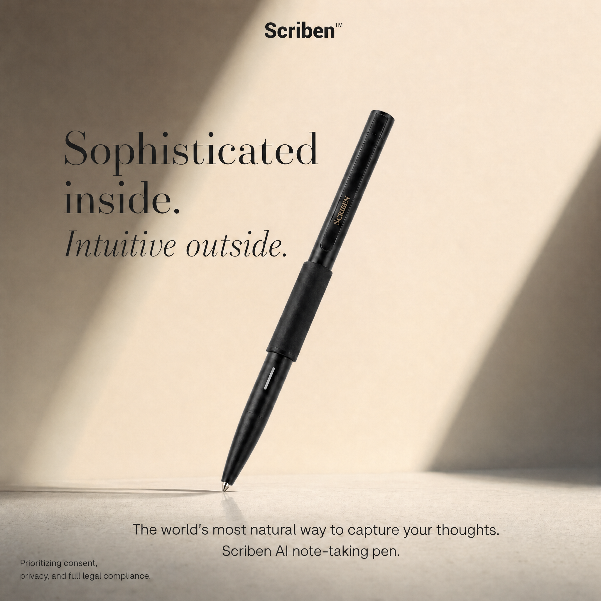 Scriben — AI搭載ノートテイキングペン